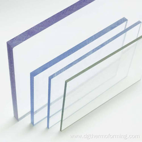 Rigid Clear PETG plastic Sheet for thermoforming